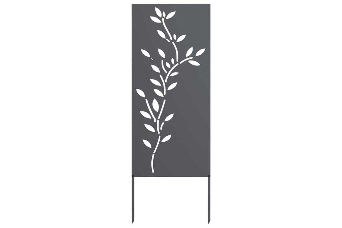 Garden Privacy Screen Anthracite 50 X140cm Cold-rolled Steel