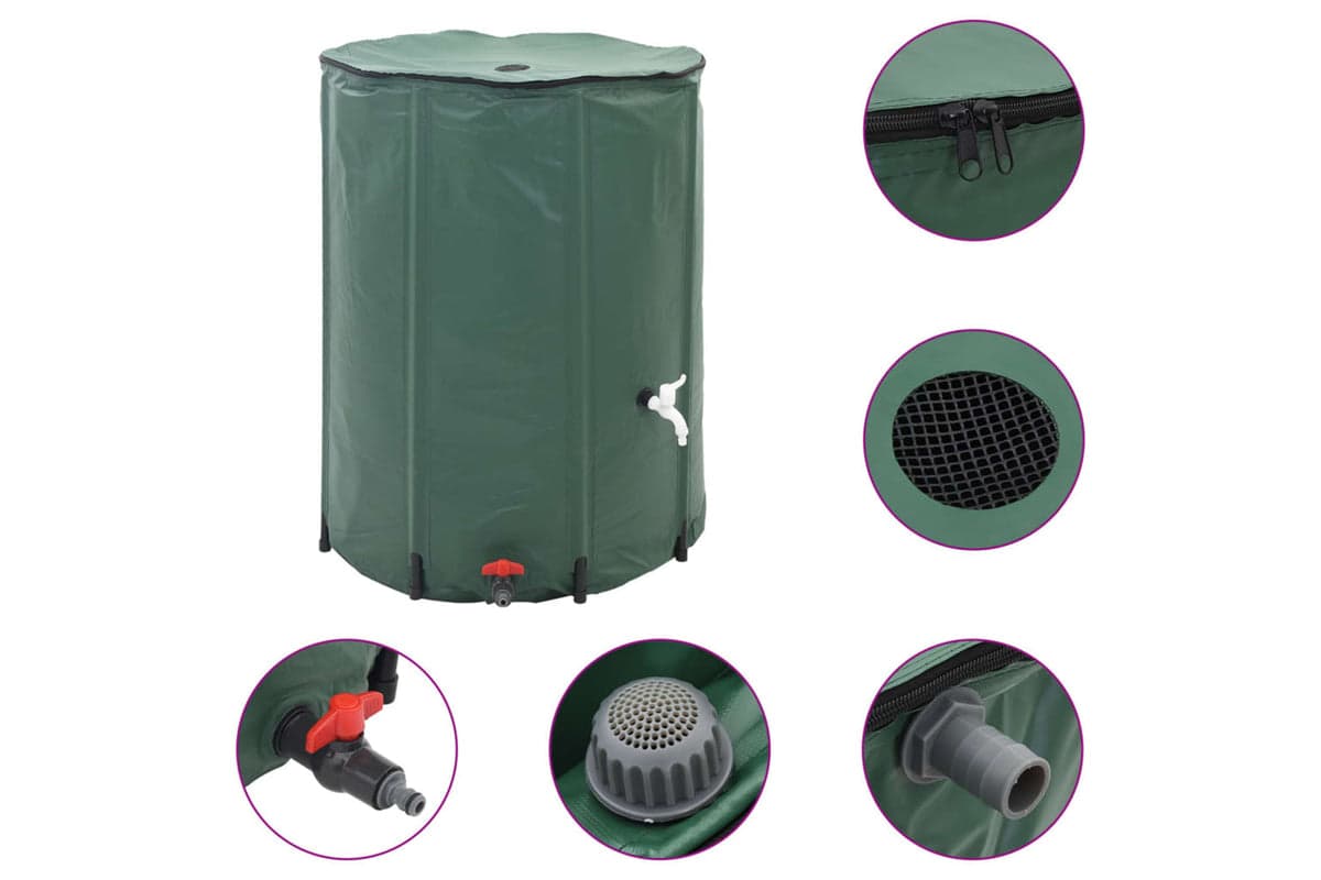 Vidaxl 41223 Collapsible Rain Water Tank 250 L