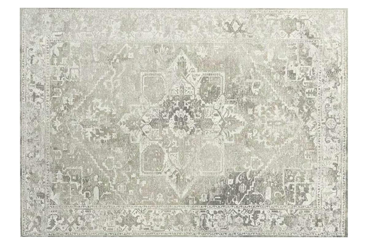 Louis De Poortere | Tabriz Suede Eco Rug | Grey | 280 x 390 cm