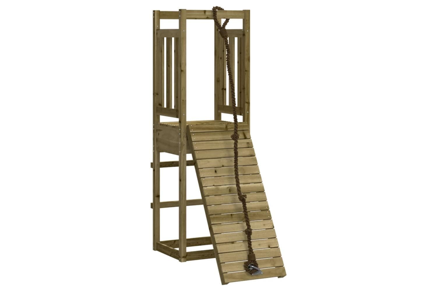Vidaxl 3155947 Playhouse With Climbing Wall Impregnated Wood Pine
