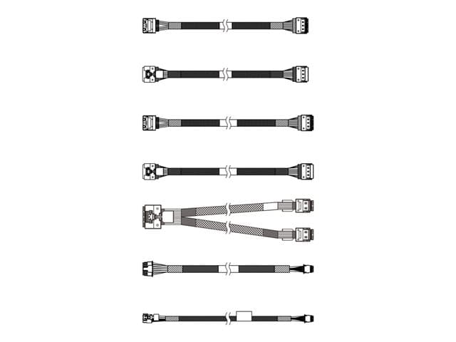 LENOVO - Storage cable kit - for 2.5" SAS/SATA Chassis Front BP1