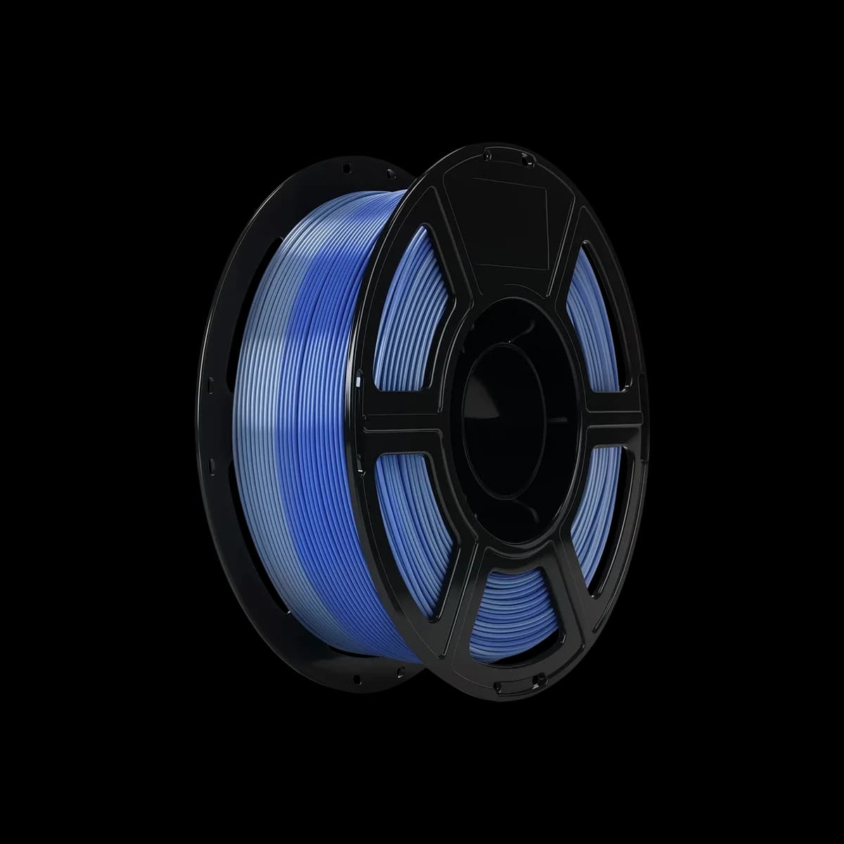 Flashforge PLA Silk Dual Color 3D Printing Filament 1.75mm 1kg - Blue & Silver | 90011614002