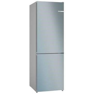 Refurbished Bosch Series 4 KGN362LDFG Freestanding 321 Litre 60/40 Frost Free Fridge Freezer Stainless Steel Look