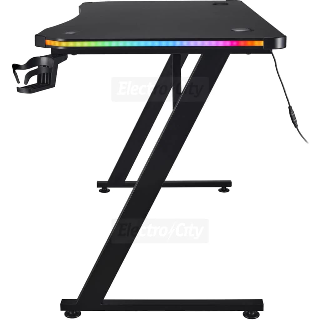 Acer Predator Essential Z-Shape Gaming Desk with RGB Lighting | Black