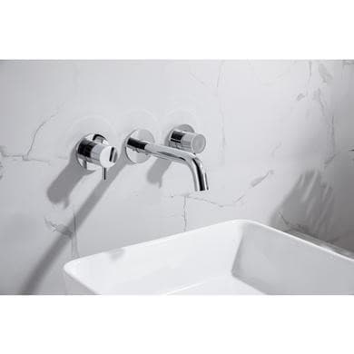 Chrome Wall Mounted Basin Mixer Tap - Arissa