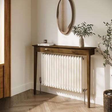 Small & Narrow Walnut Radiator Cover - 115cm - Noa