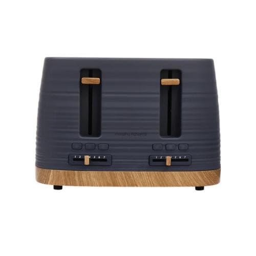 MORPHY            CLAY 4-SLICE GREY TOASTER - FLINT