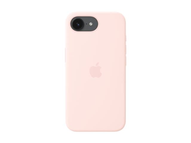 APPLE - Protective cover for mobile phone - MagSafe compatibility - silicone - soft pink - for iPhone 17e