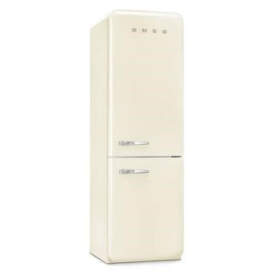 Refurbished Smeg 331 Litre Fifties Style Right Hand Hinge 70/30 Fridge Freezer - Cream