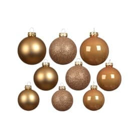 42-Piece Glass Bauble Tree Decoration Set