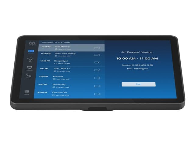 LOGITECH - Video conferencing kit (Logitech Tap IP, Logitech Rally Bar) - Zoom Certified, Certified for Microsoft Teams, RingCentral Certified - graphite - power adapter included