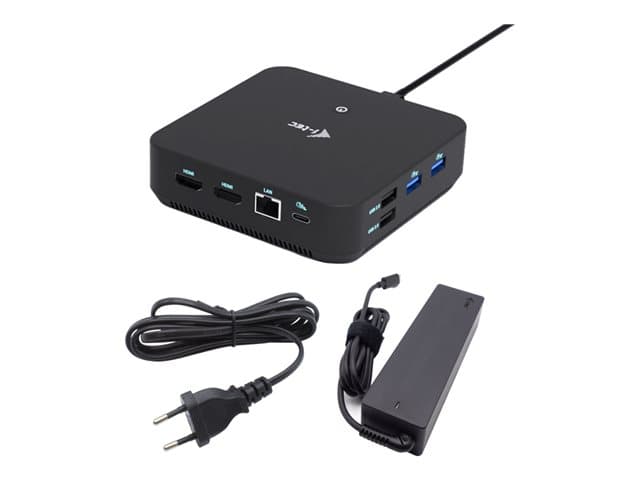 I-TEC - docking station - USB-C / USB4 / Thunderbolt 3 / Thunderbolt 4 / Thunderbolt 5 - 2 x HDMI, DP++ - 1GbE