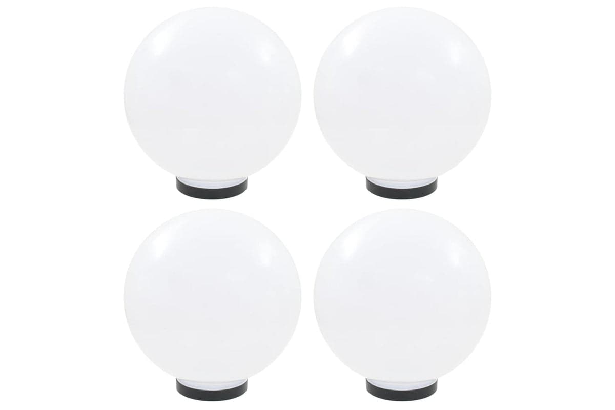 vidaXL 277143 Led Bowl Lamps 4 Pcs Spherical 30cm Pmma