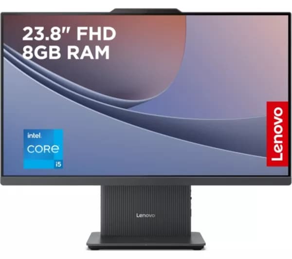 LENOVO IdeaCentre AIO 23.8" All-in-One PC - Intel® Core™ i5, 512 GB SSD, Grey
