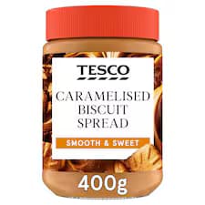 Tesco Caramelised Biscuit Spread Smooth 400g