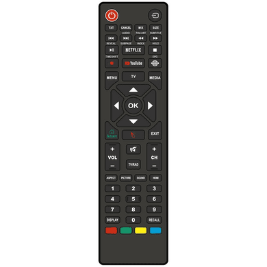 RF2.4G Air mouse+ IR learning remote   Total 53 keys