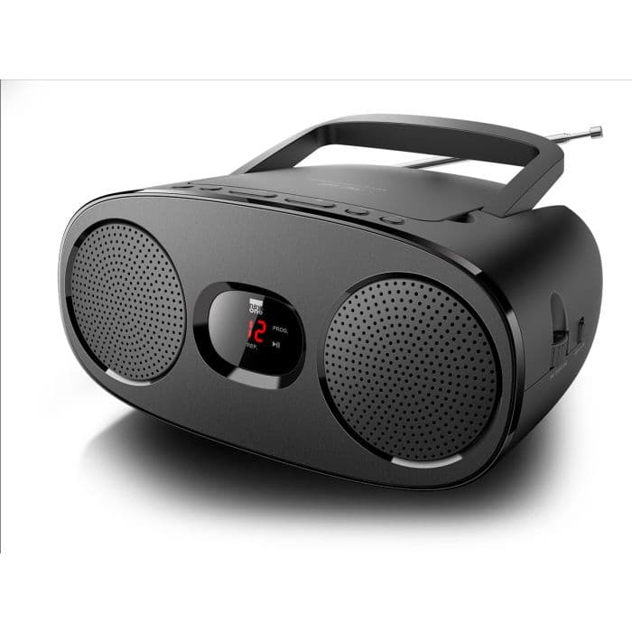 Muse RD306, Portable Radio CD Player, Black
