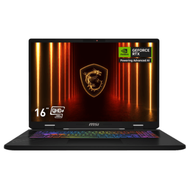 MSI Crosshair 16 HX AI Intel Core Ultra 7 16GB RAM 1TB SSD RTX 5060 240Hz 16 Inch Windows 11 Gaming Laptop