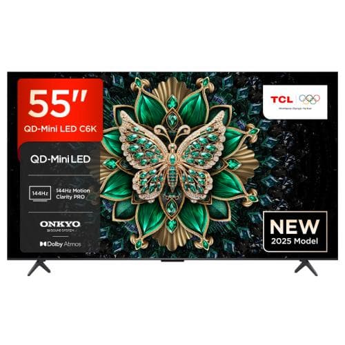 TCL            55INCH QD MINI LED 4K SMART TV
