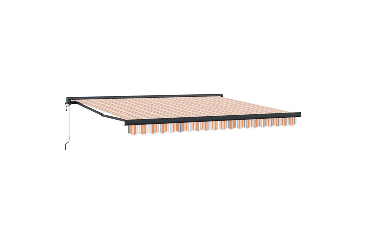 Vidaxl Retractable Awning Multicolour 400 X 300 Cm Fabric Metal