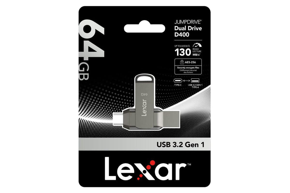 Lexar Dual Type-C And Type-A 3.1 USB Flash Drive  | 64GB