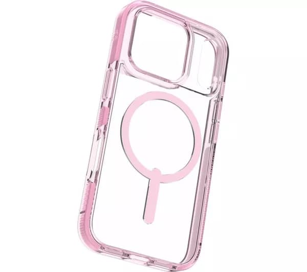 ZAGG Santa Cruz Snap iPhone 17 Pro Case - Clear & Pink