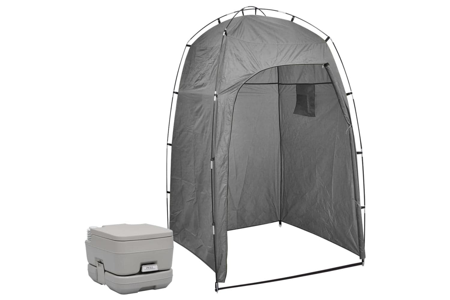 Vidaxl 3081892 Portable Camping Toilet With Tent 10+10 L