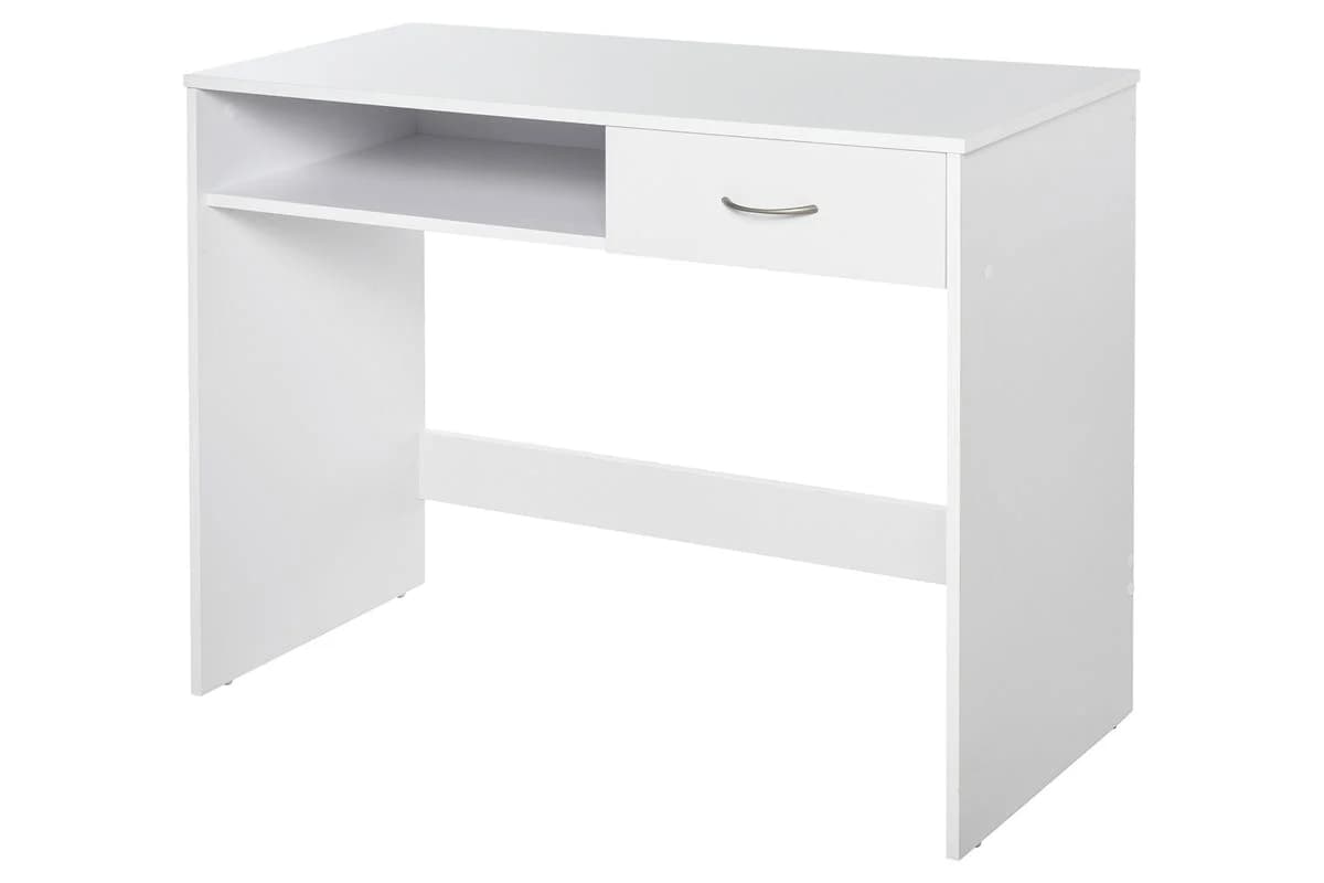 Homcom Office Desk with Drawer | White