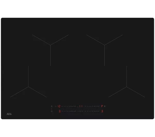 AEG 5000 SaphirMatt SE TO84IA00IT 80 cm Electric Induction Hob - Black