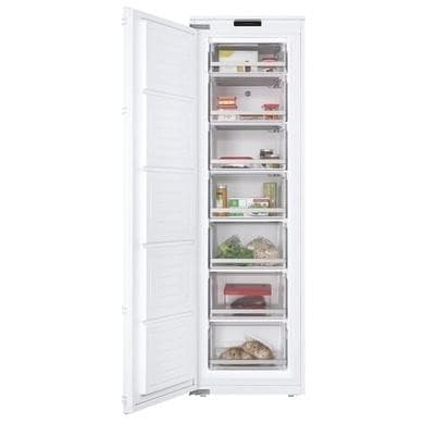 Hoover 204 Litre 177cm Integrated Tall Static Freezer - White with Sliding Door Hinge
