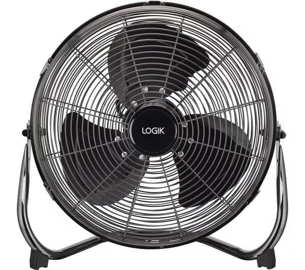 LOGIK L14FFGM18 14" Floor Fan - Gun Metal
