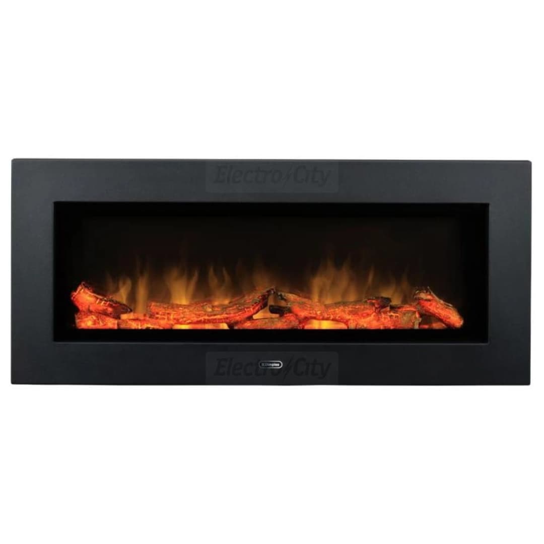 Dimplex Optiflame 2kW Wall-Mounted Electric Fire | Black