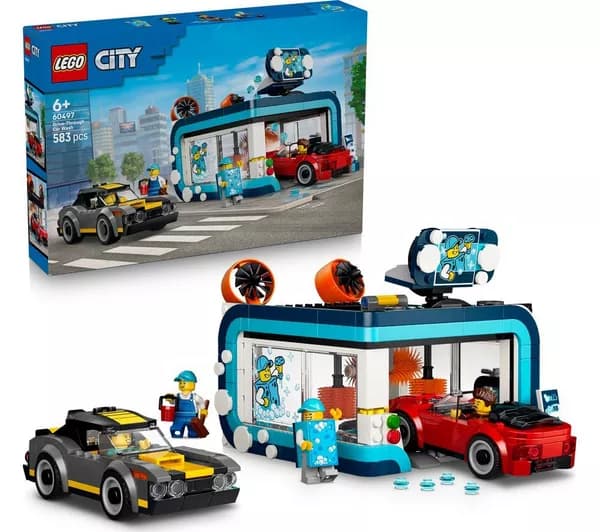 LEGO City 60497 Drive-Through Car Wash Set