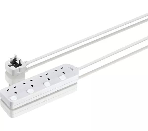 LOGIK L4WAY4M18 4-Socket Extension Lead - 4 m