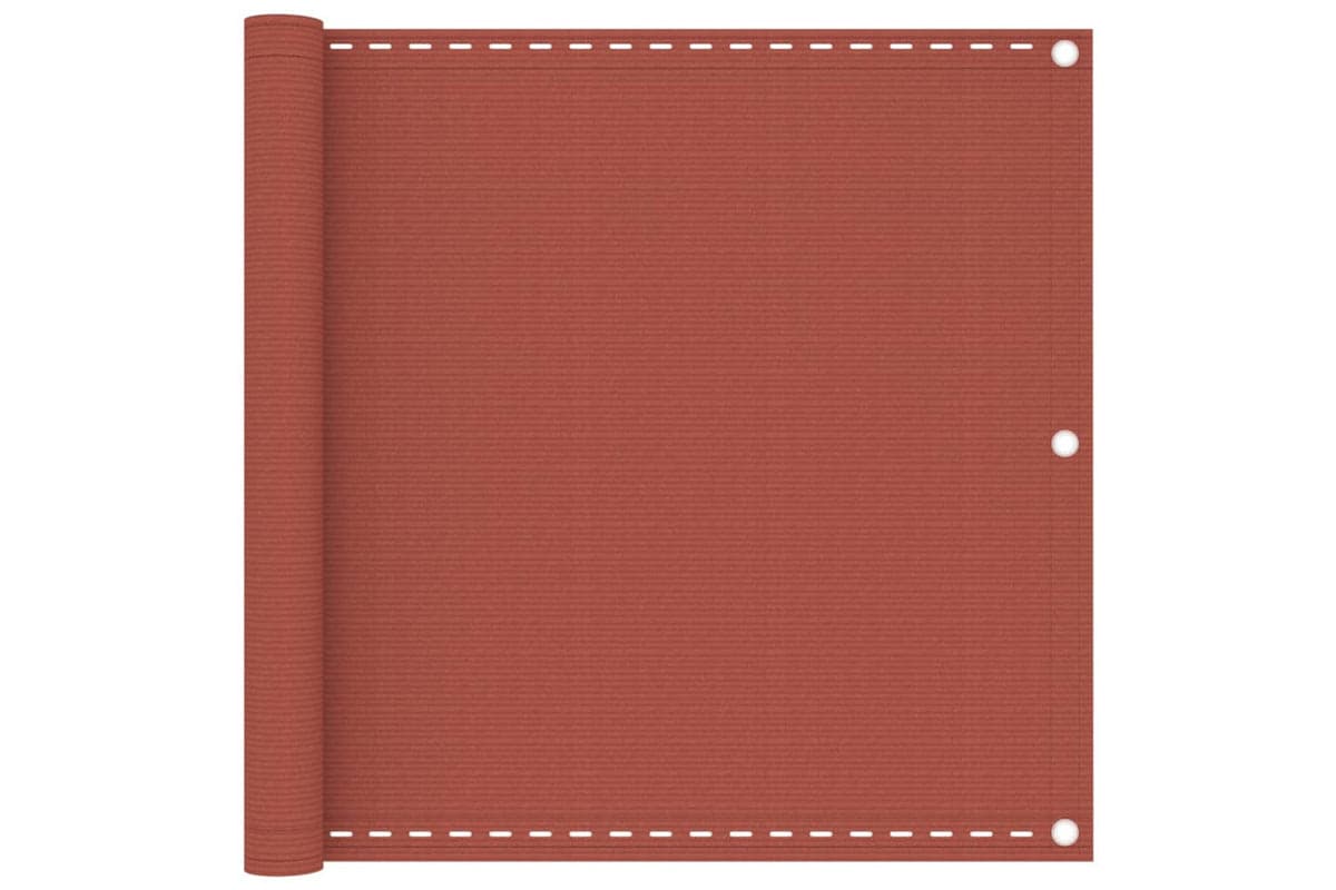 vidaXL 310950 Balcony Screen Terracotta 90x500cm Hdpe
