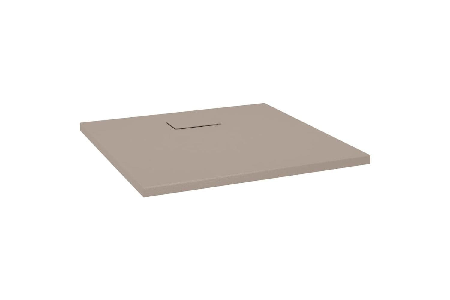 vidaXL 148925 Shower Base Tray Smc Brown 90x90cm