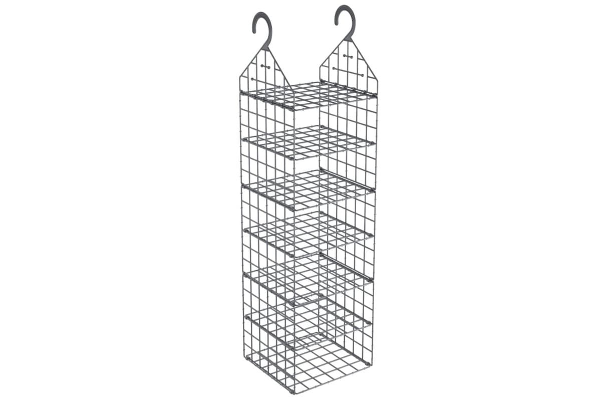 Vidaxl 344375 Hanging Closet Organiser With 7 Shelves