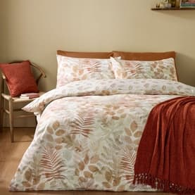 Autumn Leaves Duvet Set Natural