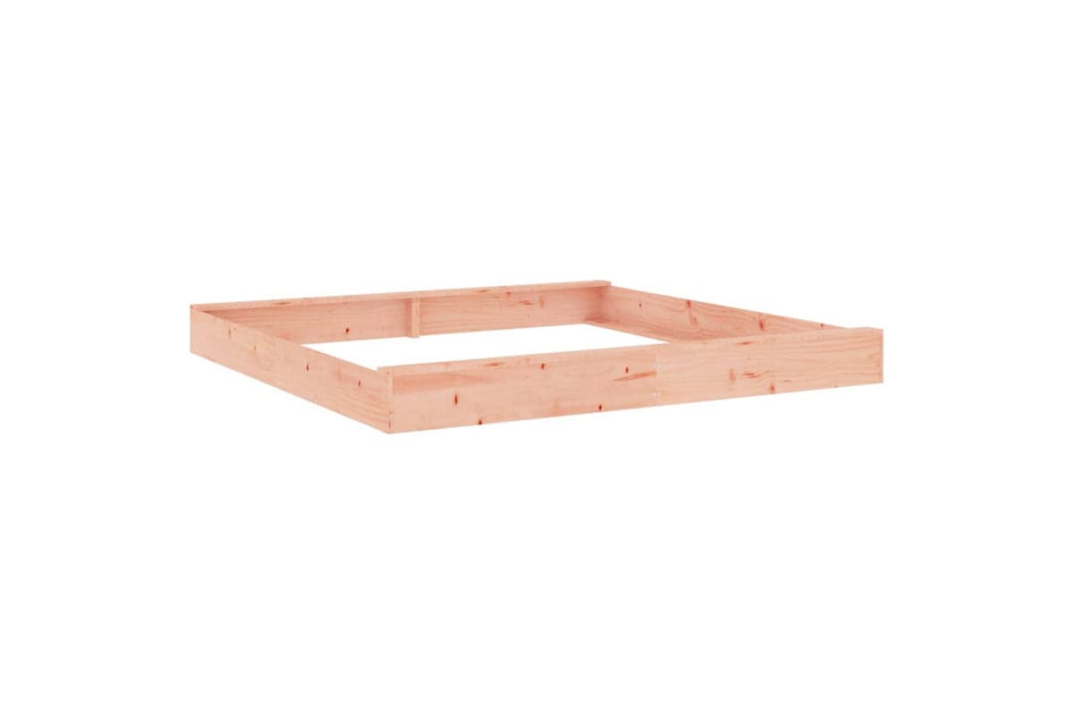 vidaXL 825049 Sandbox With Seats Square Solid Wood Douglas