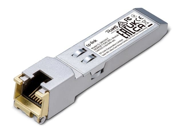 TP-LINK - TL-SM5310-T V1 - SFP+ transceiver module - 10GbE, 5GbE, 2.5GbE - 100Base-TX, 1000Base-T, 10GBase-T, 2.5GBase-T, 5GBase-T - up to 30 m - for JetStream TL-SG3452XP V1