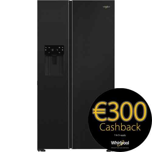WHIRLPOOL Plumbed Ice And Water 2 Door American Fridge ...