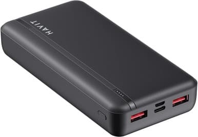 HAVIT PB92-BLK 20000 mAh Power Bank for Iphone 15 /16 – Black