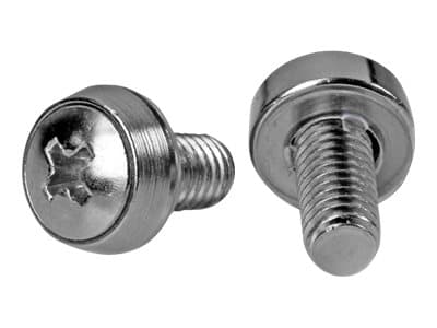 Startech 50 Pkg M6 Mounting Screws for Server Rack Cabinet (CABSCREWSM6)