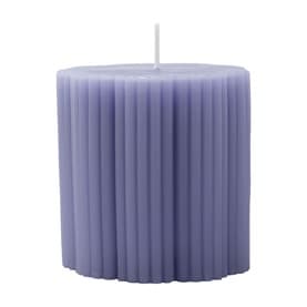 Fleur Bleu Pillar Candle