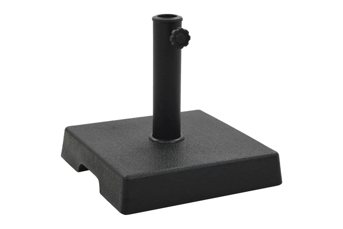Vidaxl 45206 Parasol Base Square Polyresin 8 Kg Black