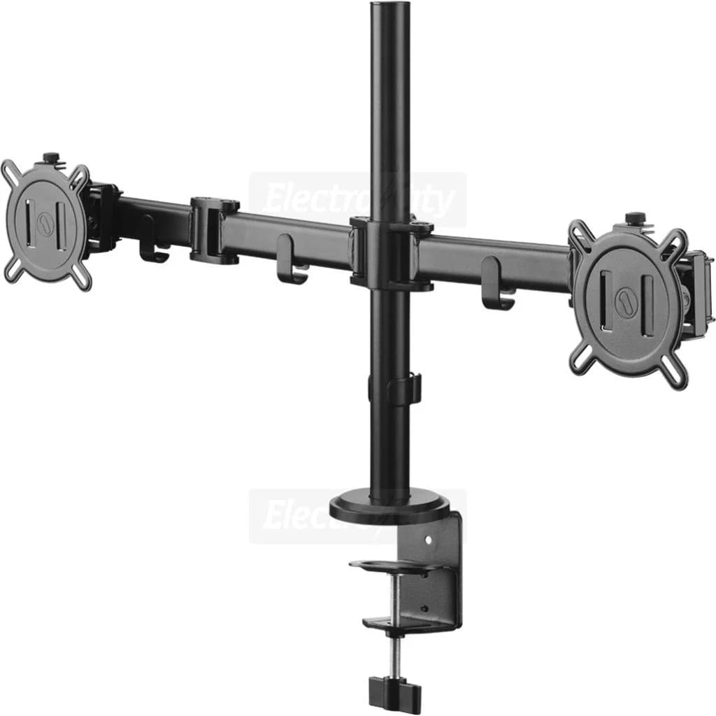 One For All Universal Dual Monitor Arm | Black