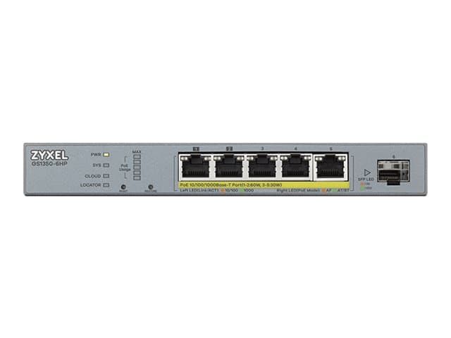 ZYXEL - GS1350-6HP - switch - 6 ports - smart
