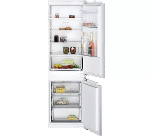 NEFF N30 KI7861FE0G Integrated 60/40 Fridge Freezer - Fixed Hinge