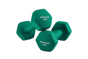 Songmics Syl68gn Dumbbells Set | Neoprene Hand Weights | 2 X 4 Kg