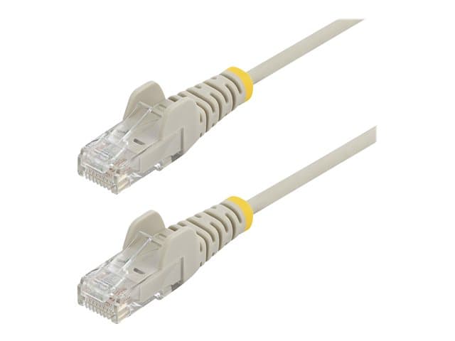 STARTECH.COM - Startech 2m Slim LSZH CAT6 Ethernet Cable, 10 Gigabit Snagless RJ45 100W PoE Patch Cord, CAT 6 10GbE UTP Network Cable w/Strain Relief, Grey, ETL, Low Smoke Zero Halogen - Category 6 - 28AWG (N6PAT200CMGRS) - patch cable - 2 m - grey